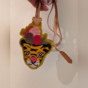 Vintage Consuela Charlie Tiger Leather Charm